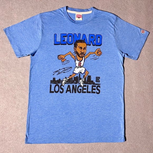 Homage Los Angeles Clippers Kawhi Leonard Size Small Blue - Picture 1 of 4
